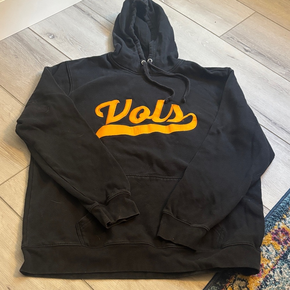 Black and Orange Men's Hoodie